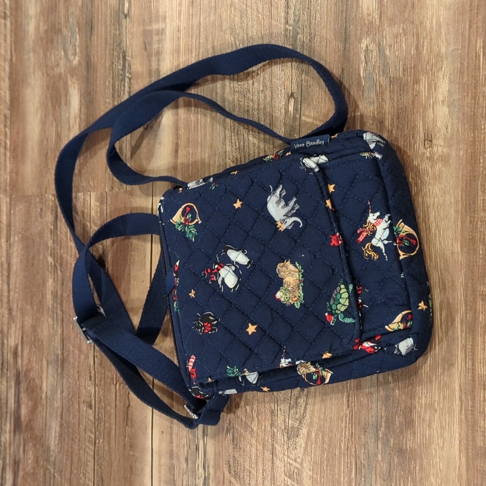 🎄🎅Vera Bradley Christmas mini hipster